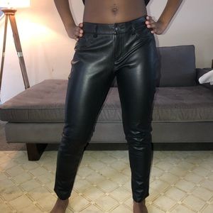 Leather pants